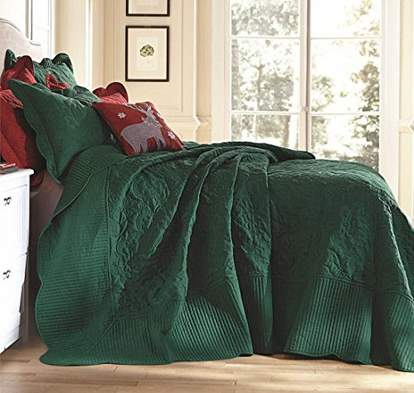 Emerald Green Bedspread