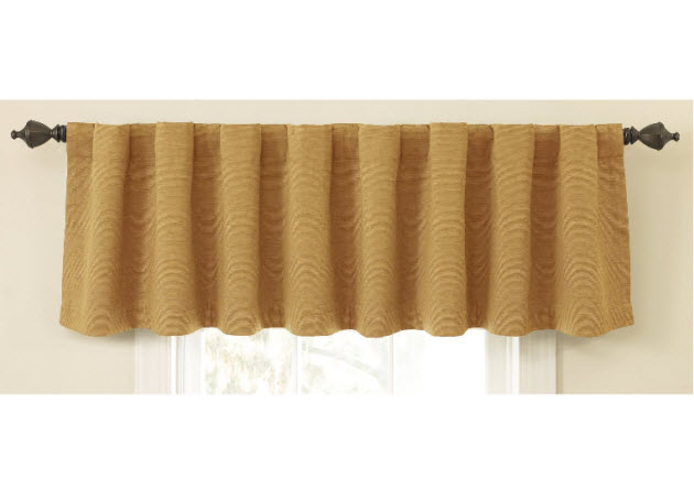 Bedroom window valances example. Pictured: Sound Asleep Room-Darkening ...