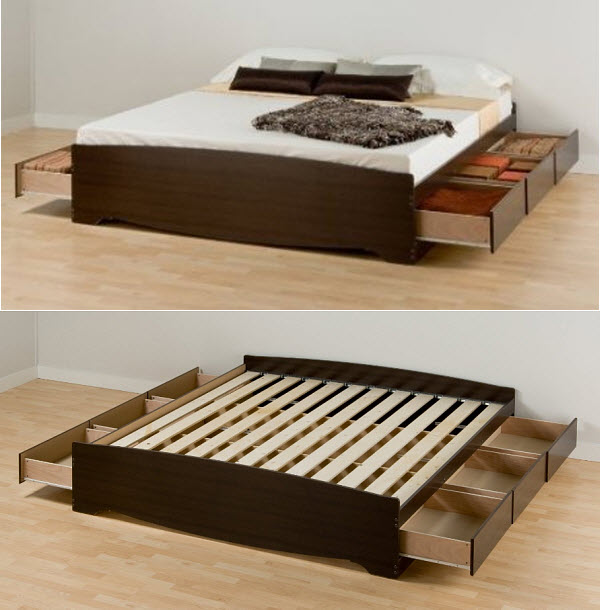 Woodworking Plans King Size Captains Bed Easy Way To Build